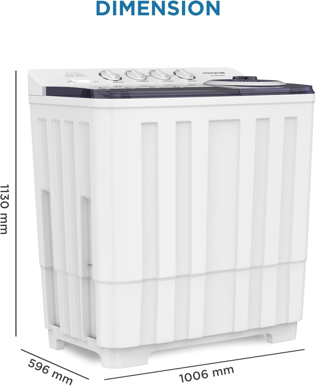 6297001435083-1 Top Loading Semi atomatic 20 Kg Washing Machine